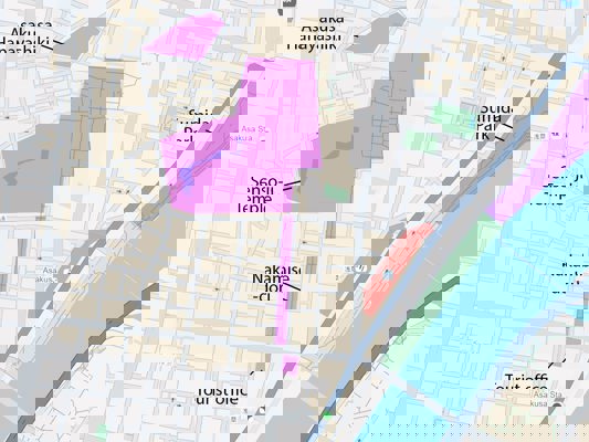 Asakusa district map