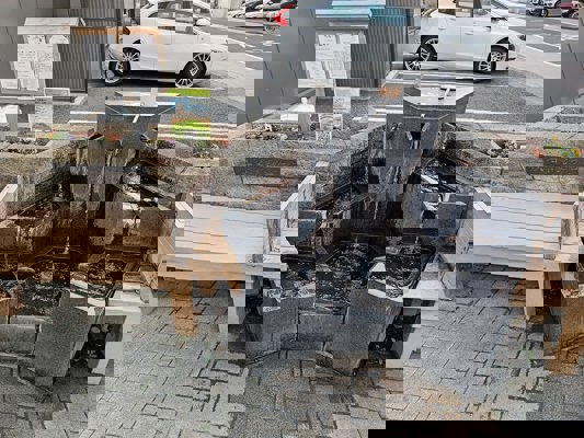 Fountain near the castle