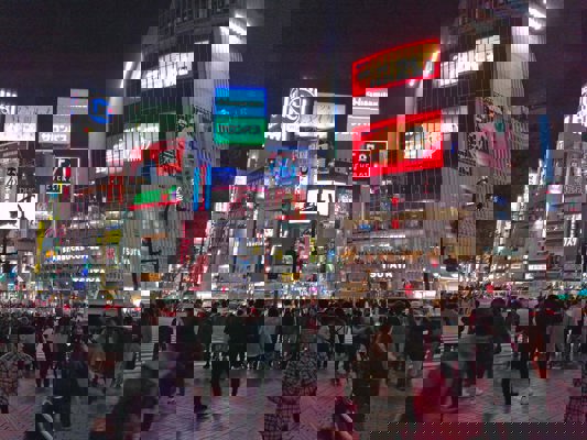 The Shibuya district