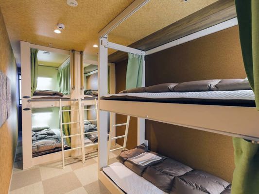 Dormitories with bunk beds