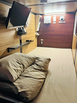 Interior of a capsule