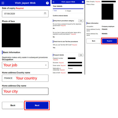 Step 2 / 3 - optional information