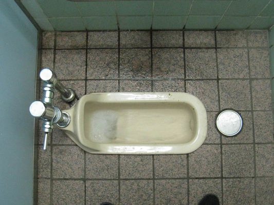 Traditional Japanese toilet