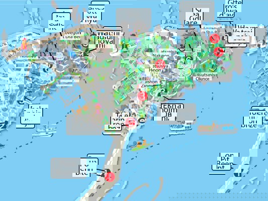 Map of Enoshima Island