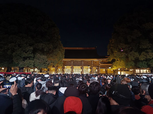 Hatsumode at Meiji Jingu Shrine, Tokyo