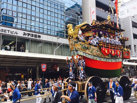 Gion Festival in Kyoto in July