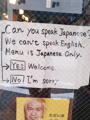 Some restaurants clearly display the information