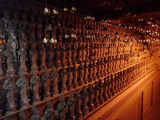 Collection of statues