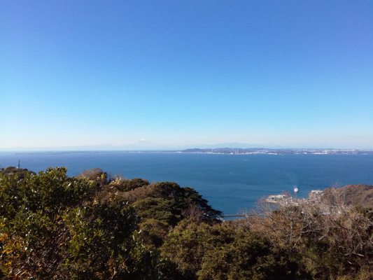 View of Tokyo Bay with Mount Fuji in the background