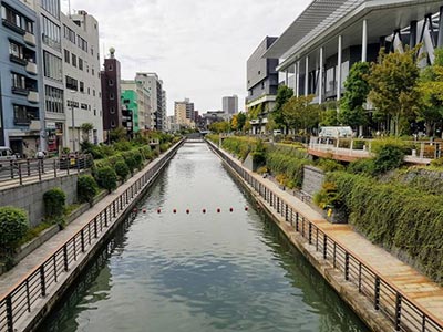 Canal in front of Solamachi