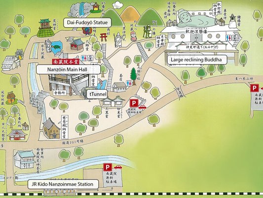 Nanzôin temple map
