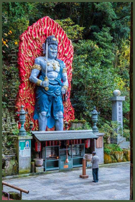Statue of the protector god