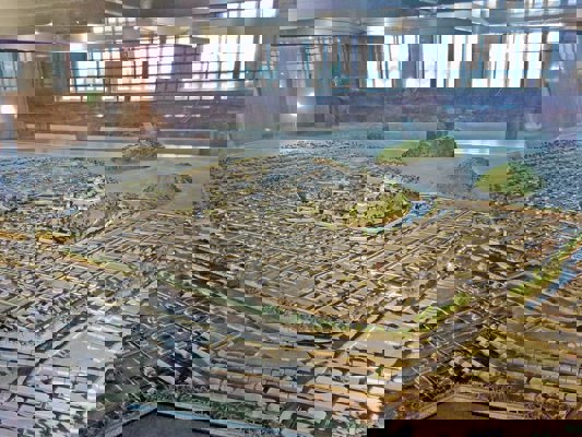 Model of Himeji in the Edo period