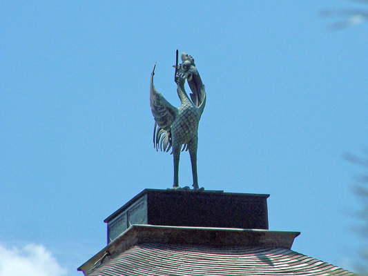 Phoenix at the top of Ginkaku-ji