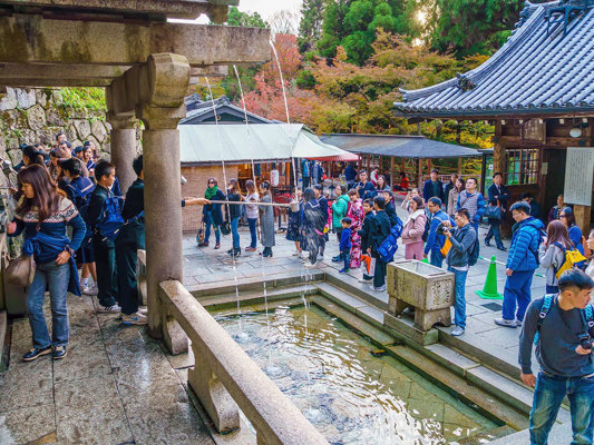 Under Otowa Waterfall