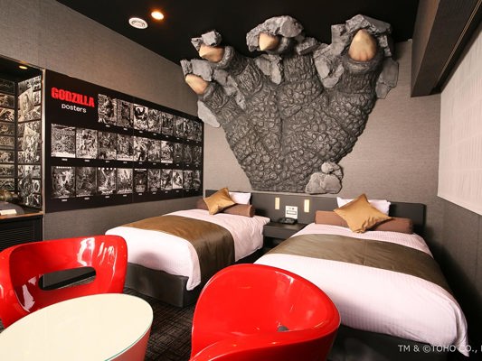 GODZILLA ROOM at the Gracery Hotel