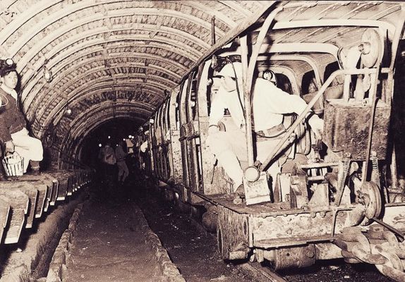 Interior of the mine