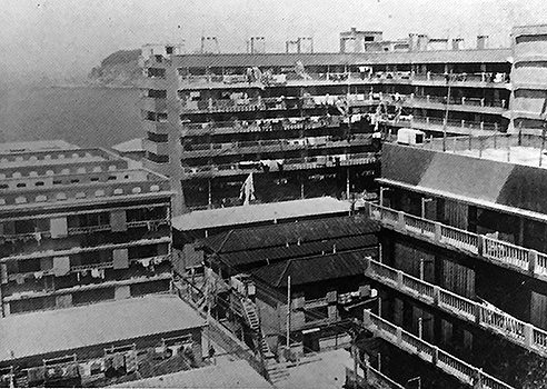 Hashima in 1955