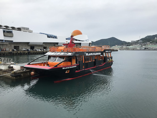 Black Diamond Boat from Gunkanjima Cruise
