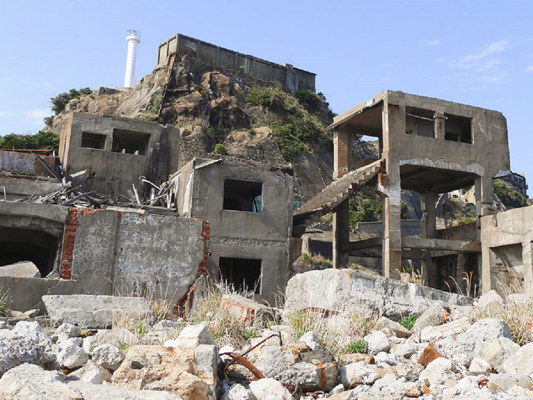 Ruins on Gunkanjima Island