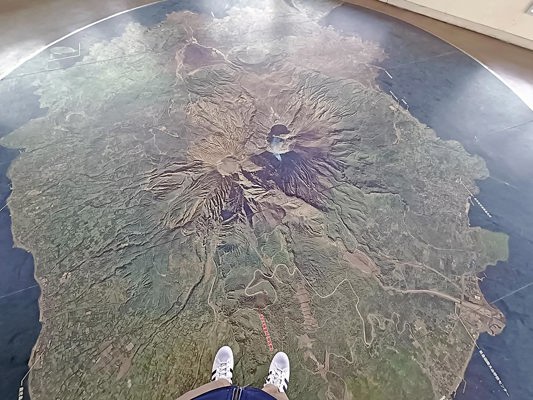 Satellite photo of Sakurajima