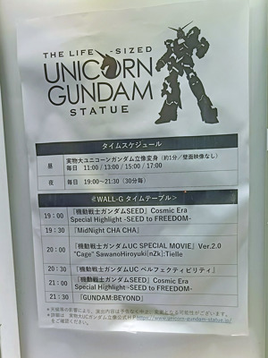 Gundam Transformation Schedule, 2025