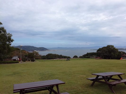 Picnic area and ball games