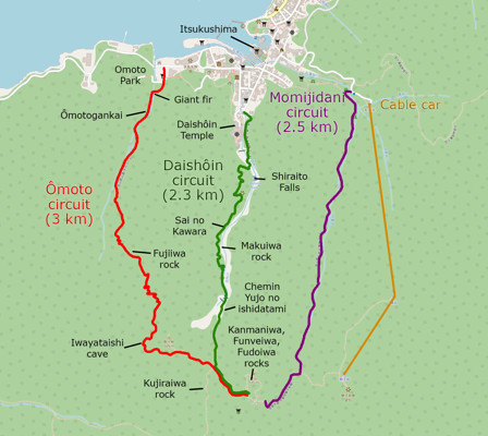 Tours with their points of interest